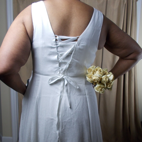 NWT Torrid IVORY JACQUARD SWEETHEART WEDDING GOWN Sz 12W - Picture 5 of 15